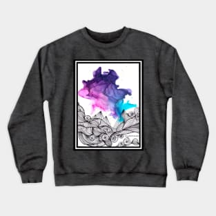 Purple smoke Crewneck Sweatshirt